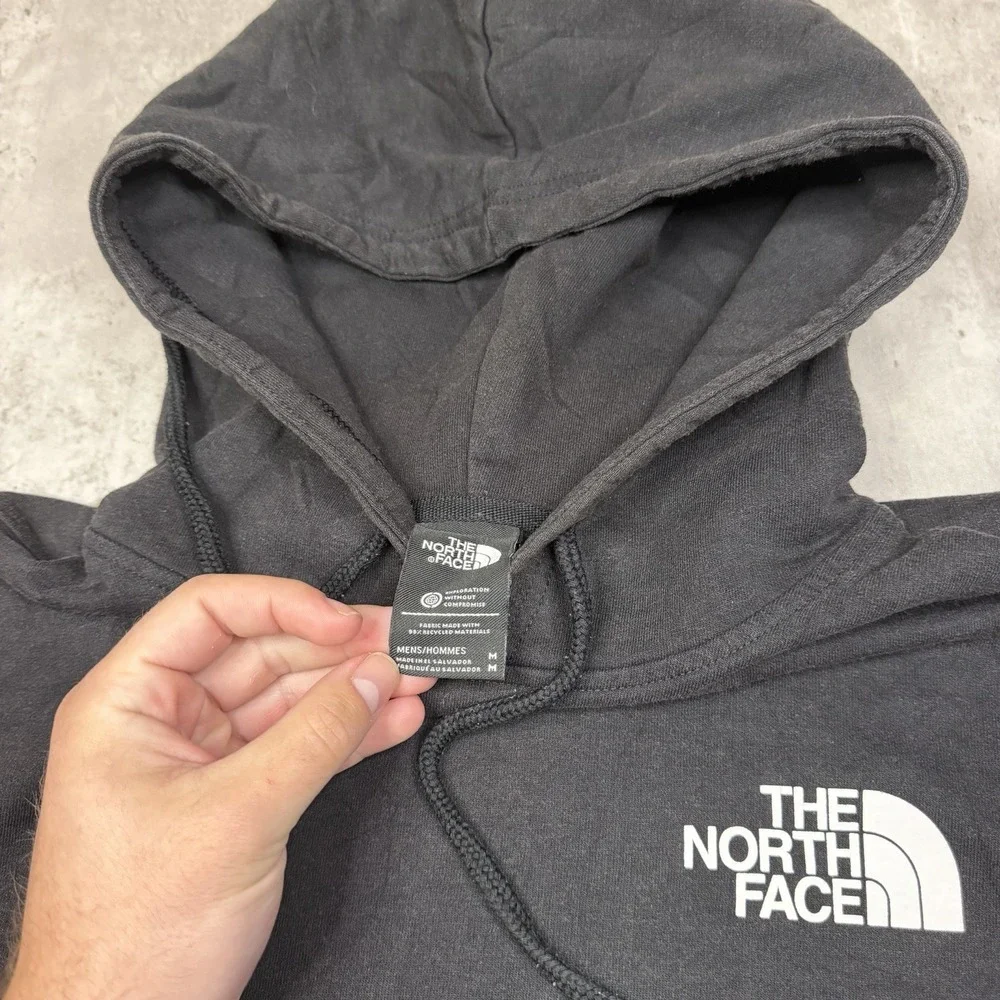 The North Face Sweater Hoodie Mens Medium Black Year Of The Tiger Back Graphic